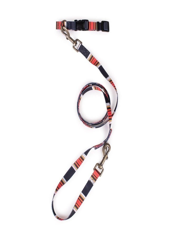 Pendleton Zion National Park Adventure Dog Collar - Small Size - Red, Blue, and Yellow Striped Pattern - Image 5